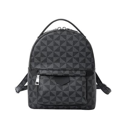 Dámská kabelka a batoh Nový batoh s potiskem Malé mochilas klasické kožené kabelky Clutch Bag Mini batoh Osobní dámská taška