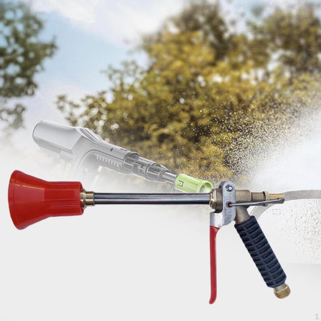 High Pressure Water Spray Adjustable Mist Sprayer Hose Nozzle