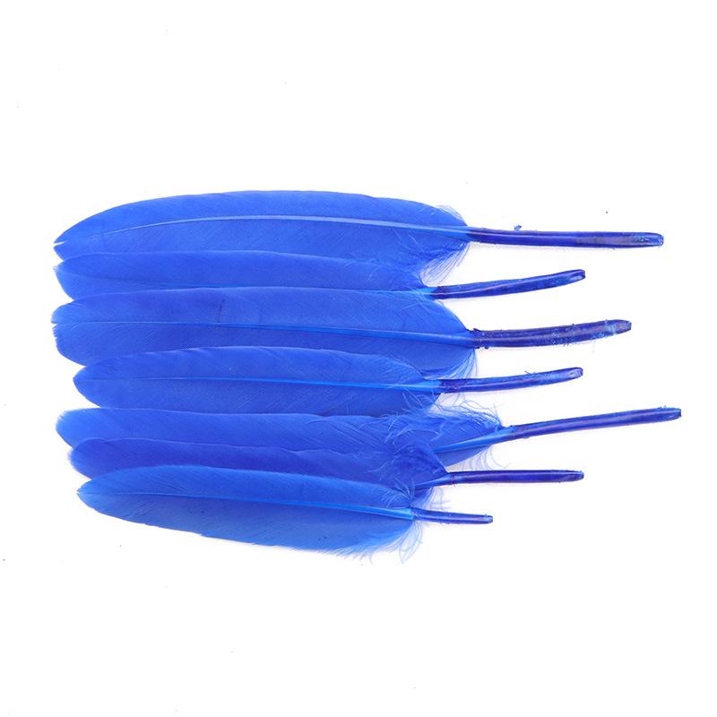 20Pcs Goose And Duck Feather Small Straight Knife 12Cm High Quality Color Diy Jewelry Material Accessories Real Hair