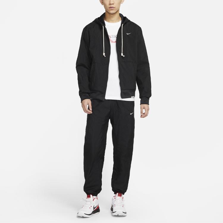 Nike Standard Issue Hooded Zip-Up Sports Jacket Men Outerwear Black CK6806-010