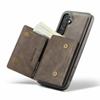 DG.MING M6 Series For Samsung Galaxy S25 FE Case Magnetic Wallet PU + PC + TPU Phone Cover