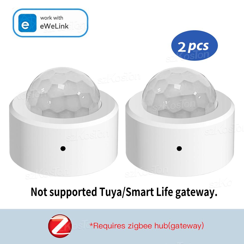 Smart ZigBee PIR Motion Sensor eWelink APP Mini Human Body Presence Detector Security Protection for Home Assistant Zigbee2MQTT