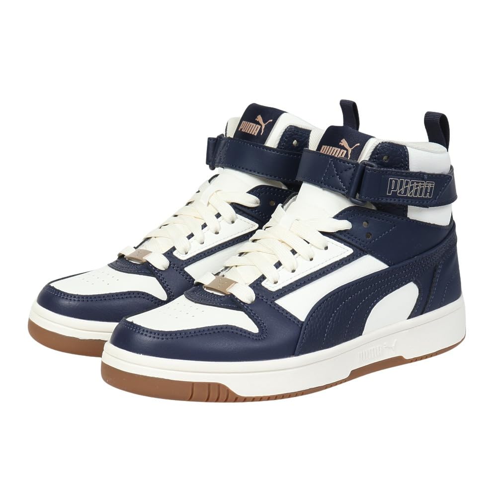 PUMA Rebound Joy High Wide Sports Shoes Sneakers, Navy, 39842905, (Navy/Size 23.5/Men s)