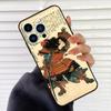 Anime Japanese Samurai Phone Case For iPhone 17 16 15 13 11 12 14 Pro Max mini 15 16 Plus 16e 17 Air Cover Fundas