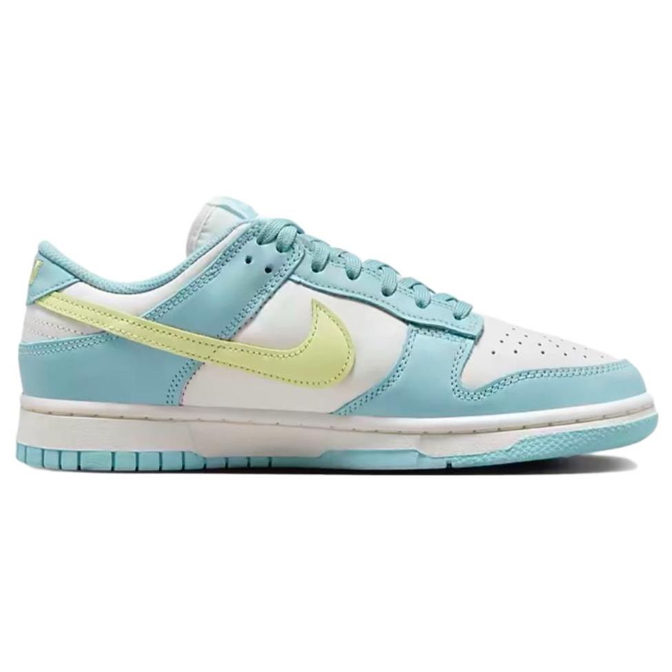 Nike Sneakers Dunk Low Ocean Bliss da Donna Bianco Vela Tinta Citron DD1503-123