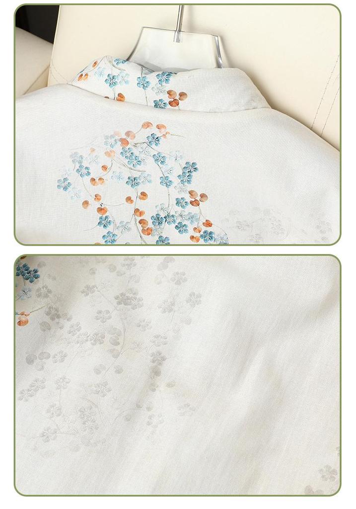 Reversible Frog Button Cotton Jacket for Middle-Aged and Elderly Women - Warm Autumn/Winter Coat