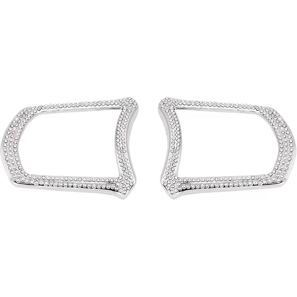 Bling Crystal Car Interior Accessories Sticker Fits for Honda Accord 2024-2025(Silver 8)