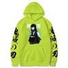 Japan Anime Demon Slayer Tokitou Muichirou Printed Hooded Men Women Oversized Hoodies Harajuku Male Kimetsu No Yaiba Sweatshirt