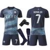 Fußball-Trainingsuniform 2526 Riad Auswärts Saphir 7 Vereinsfußballtrikot für Kinder- und Erwachsenenteams