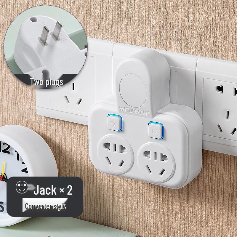 

Wireless Multifunctional 2-Pin Plug Strip & Adapter