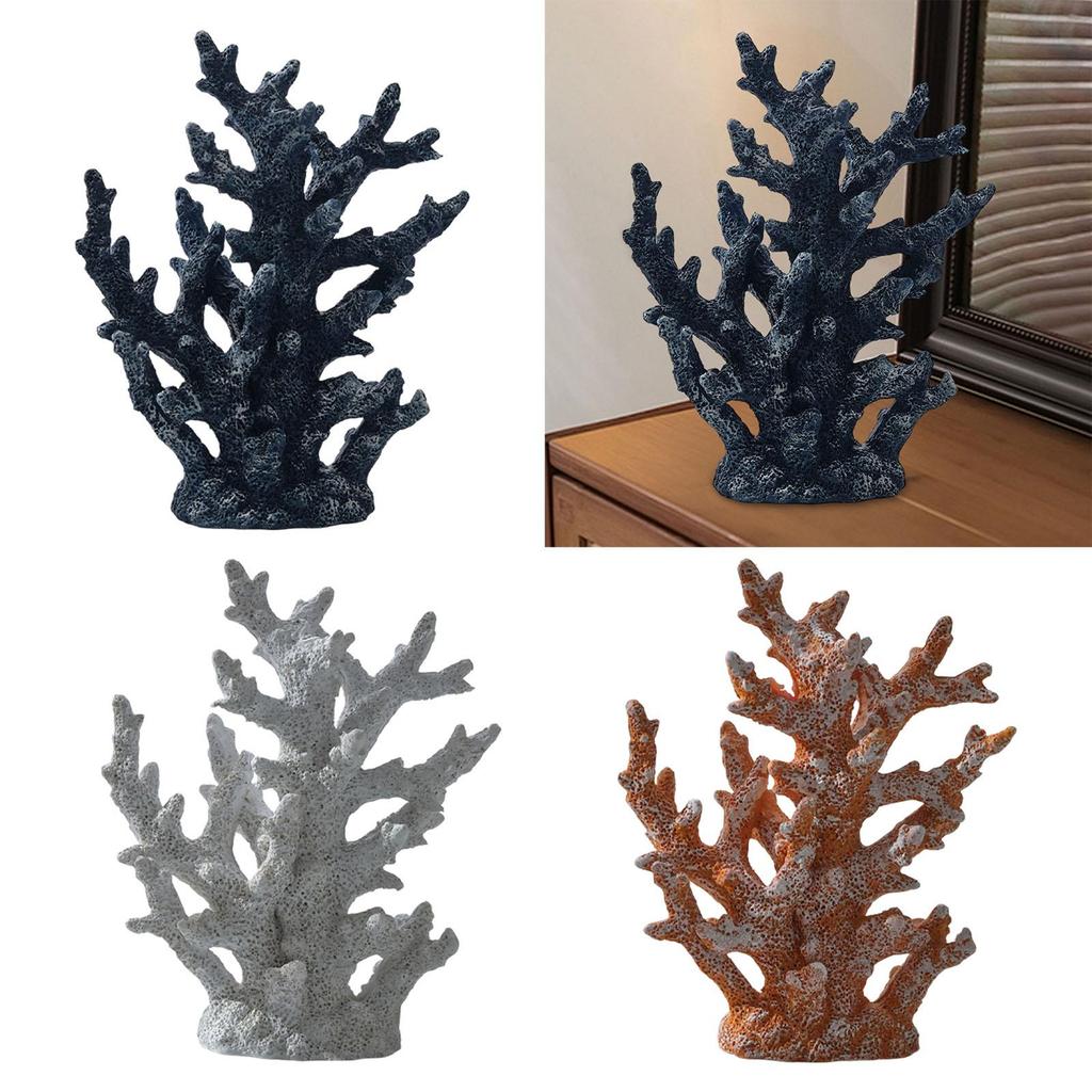 Artificial Coral Decoration for Aquariums, Aquarium Ornament, Desk Decoration, Coral Statue for Bedroom