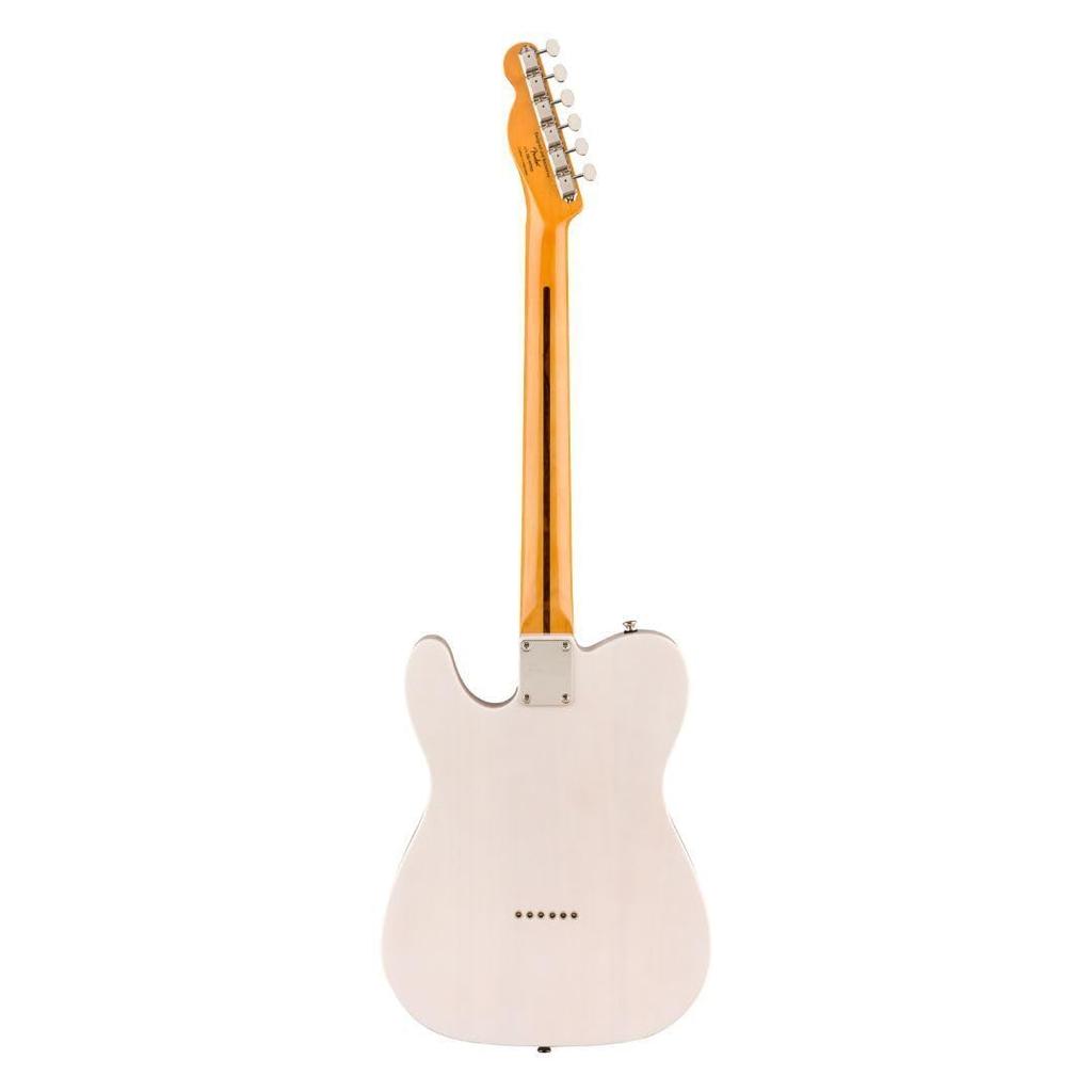 Squier by Fender Classic Vibe 50s Electric White with Soft Case Telecaster® Guitar, Blonde,