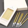 6PCS Set Creative Pencil Style Happy Birthday Candle Long Rod Curved Thread Cake Baking Decoration Plug-In Dress Up Wedding Kid