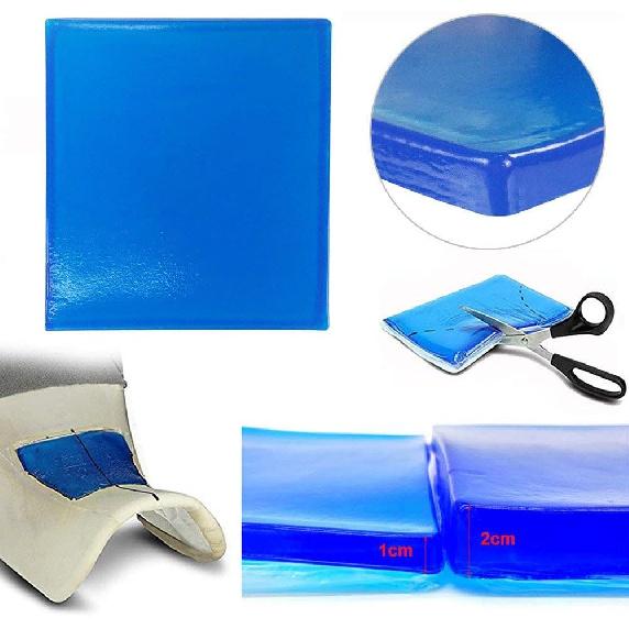 Motorcycle Seat Gel Pad Driver/Passenger Car Seat Cushion Shock Absorption Mat Reduce Fatigue Comfortable Soft Pad DIY Seat Pad Cooling Cushion
