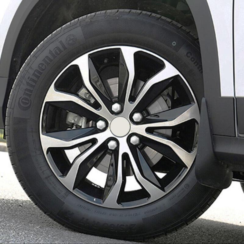 24pcs 17MM Car Chrome Wheel Nut Caps Protector Hub Tighten Screws Covers Tyre Nut Bolts Outward Decoration Studs Guard Vehicle