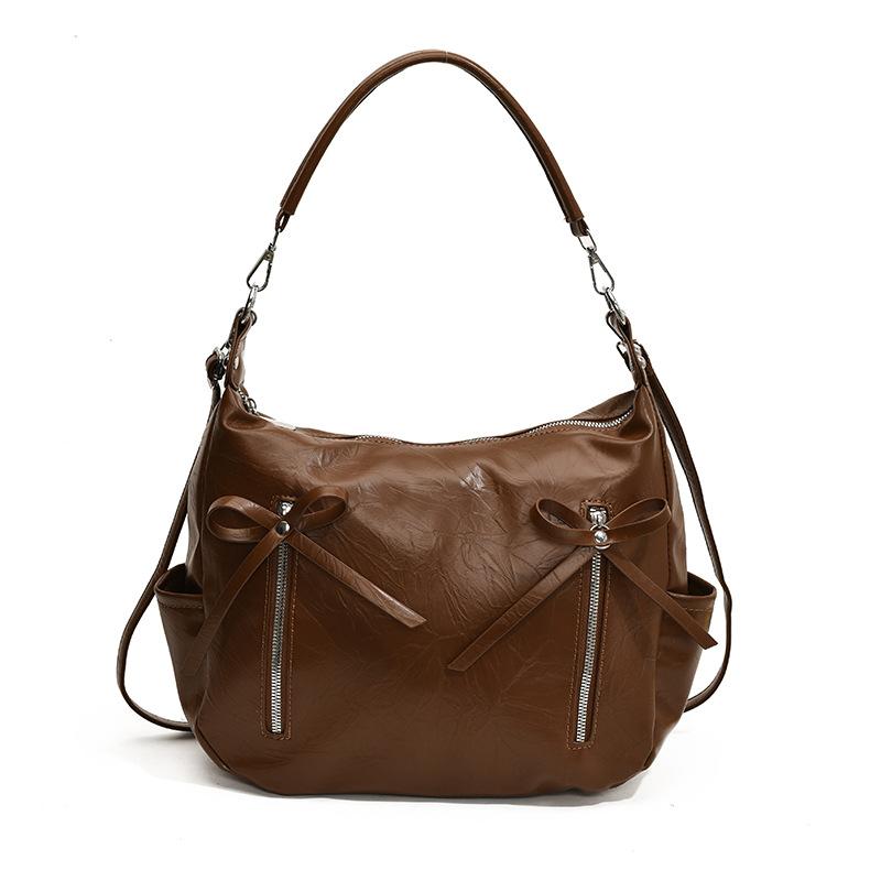 Bow Large Capacity Bag Women's New Casual Shoulder Bag Fashion Tote Bag