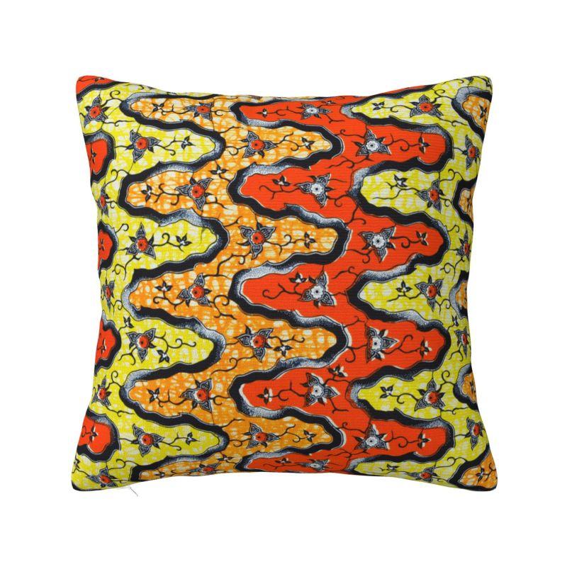 Nordic Ethnic Geometric Ankara African Print Cushion Cover cm Polyester Throw Pillow Case Decoration Sofa Chair Pillowslip