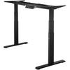 Electric Standing Desk Frame Dual Motor Adjustable 65-129 Cm H Black