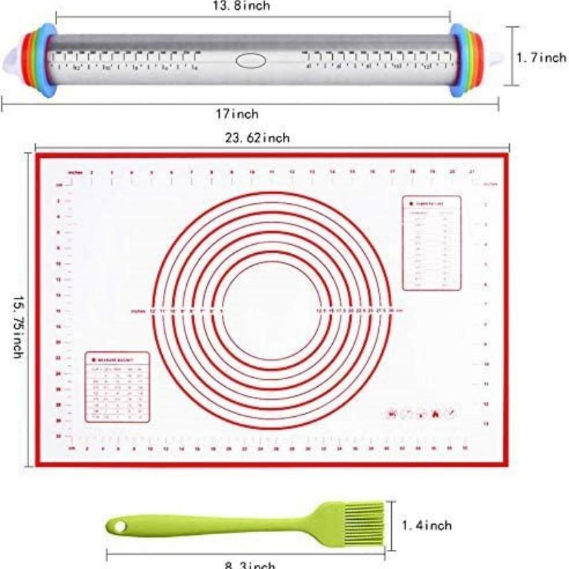 Νέος Πρακτικός Ρυθμιζόμενος Ανοξείδωτος Πλάστης Ψησίματος Ρύθμιση Κλίμακα Πάχους Ξύλο Αλευριού Δέρμα Ζύμης Ζύμωμα