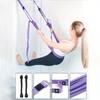 Cureaua de yoga aeriană Trage frânghie Hamac pentru femeie Stretch Piege Splits Antrenor Femeie Gym Belt Hamac aerian Leagăn Stretching Inversion