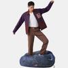 Giacca di jeans a maniche lunghe Levis Skate Series con toppa di velluto a forma di pipistrello sul colletto, vestibilità ampia, giacche da uomo, viola A5732-0002