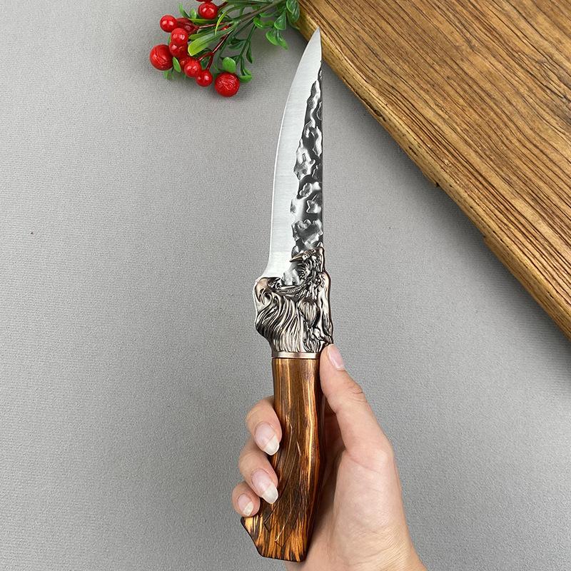 Stainless Steel Bonig Knife Camping Fish Knifes Meat Cleaver Peeling Knife Professional Handmade Forged Kitchen Chef Knives