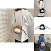 Adorable Plush Bucket Bag For Women Stylish Soft Pu Crossbody Purse In Black White Pink Khaki