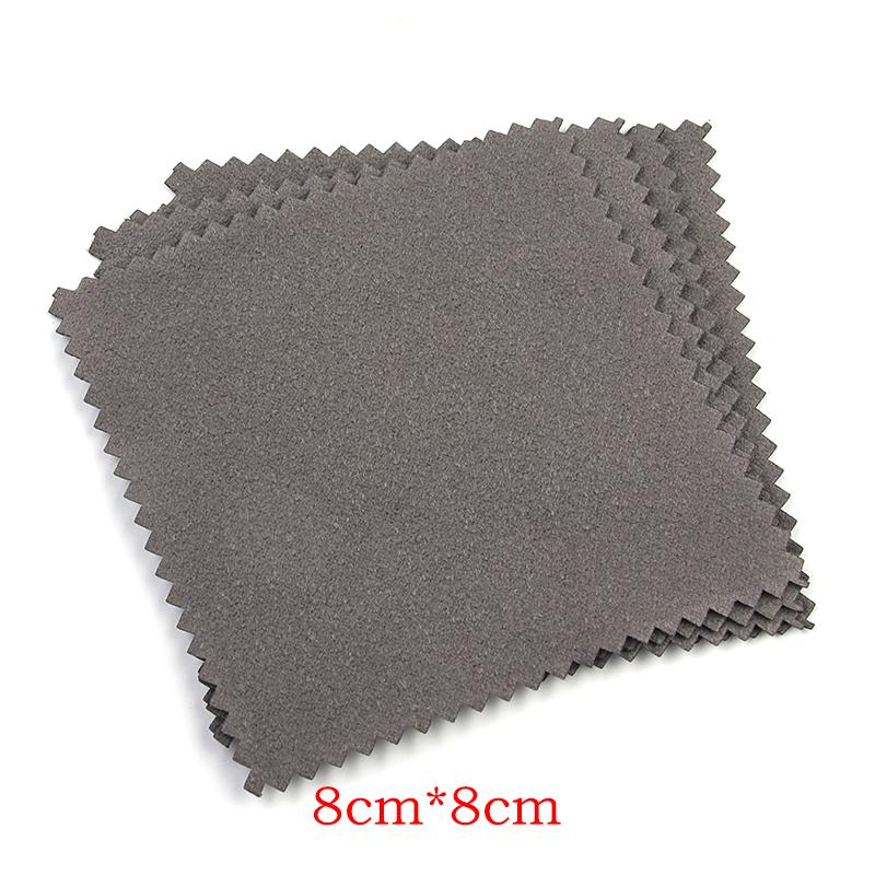 Louleur Polish Polishing Cloth Silver Color Cleaning Polishing Cloth Soft Clean Wipe Wiping Cloth For Gold Color Jewelry Tool
