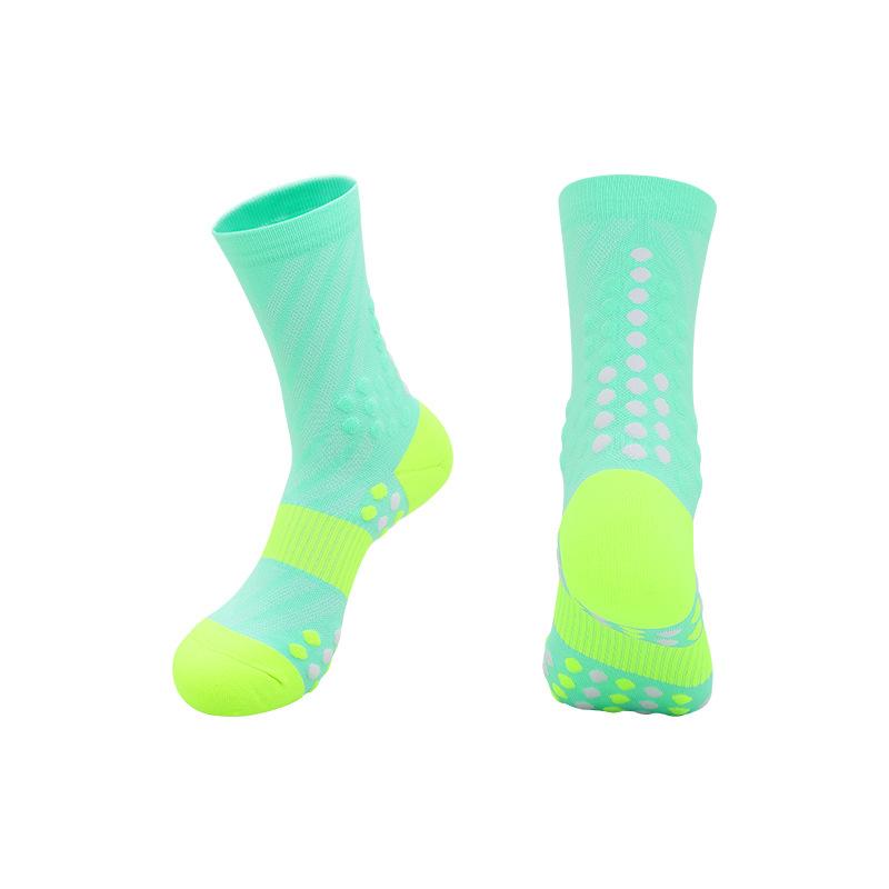 Professional Cycling Sports Socks Women'S And Men'S Medium Tube ******** Rope Fitness Running Socks Sweat-Absorbing Hiking Badminton Socks
