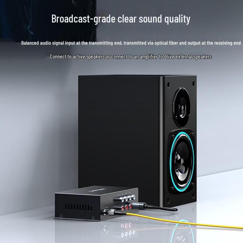 Shengwei 8-Channel FC Audio Fiber Optic Extender