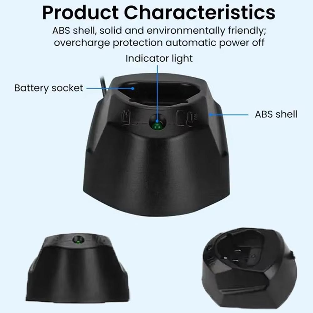 Li-ion Battery Charger with Indicator Light For Bosch 10.8V 12V Lithium-ion Battery Charger Support 110-240V For Power Tool Part