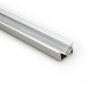 0.5m/1m 45 Degree Oblique Lighting LED Aluminum Profile Cabinet Recessed Hidden Linear Strip Light Closet Shelf Layer Bar Lamp