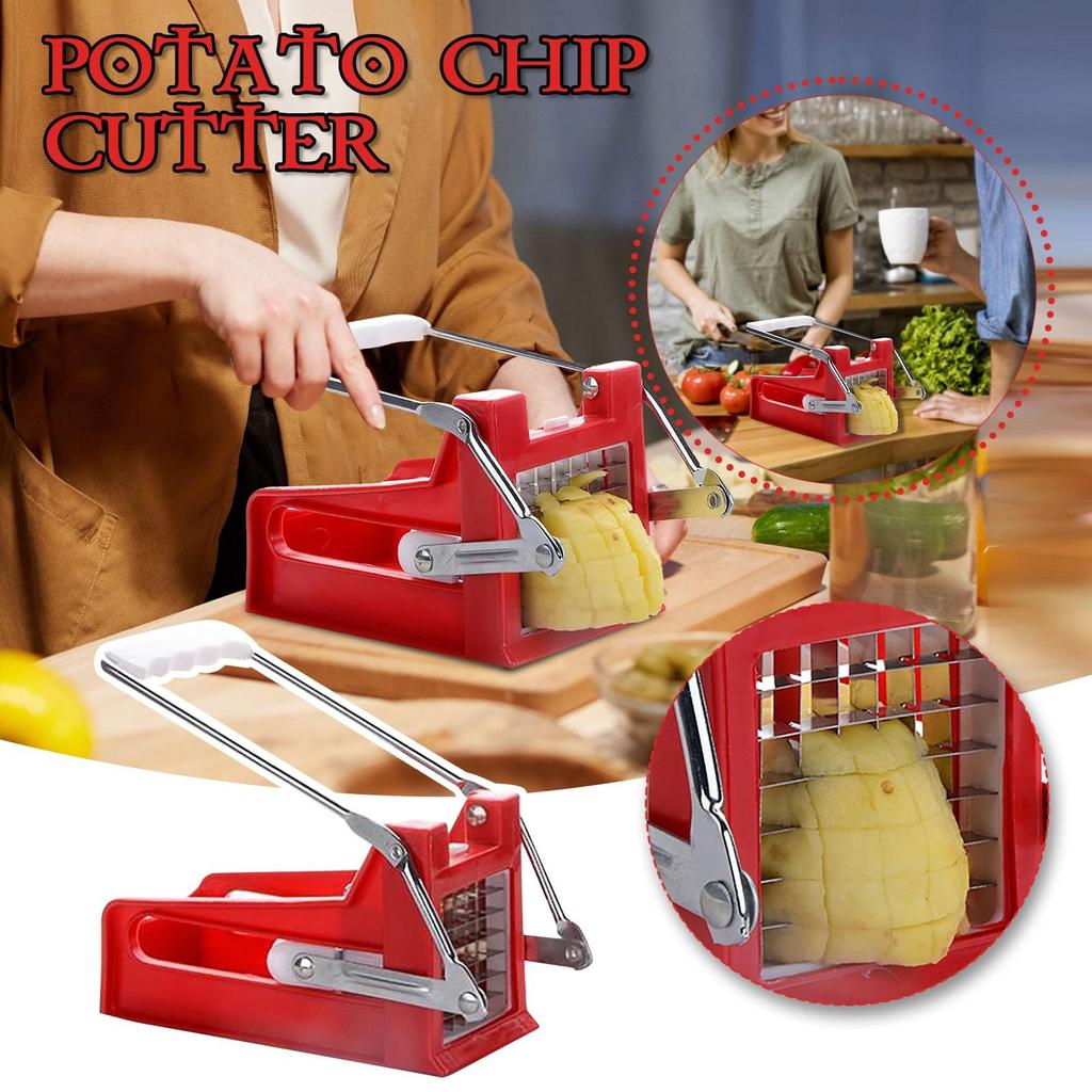 Home Kitchen Hand Push Potato Slicers Potato Slicers French Fries Divider