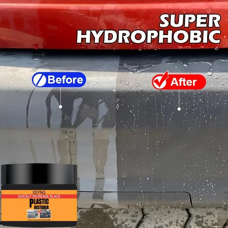 Bil Plaståterställare Tillbaka Till Svart Glans Auto Interiör Läder & Panel Förnyelse Vax Beläggningsmedel Autopolish Och Reparationsbeläggning