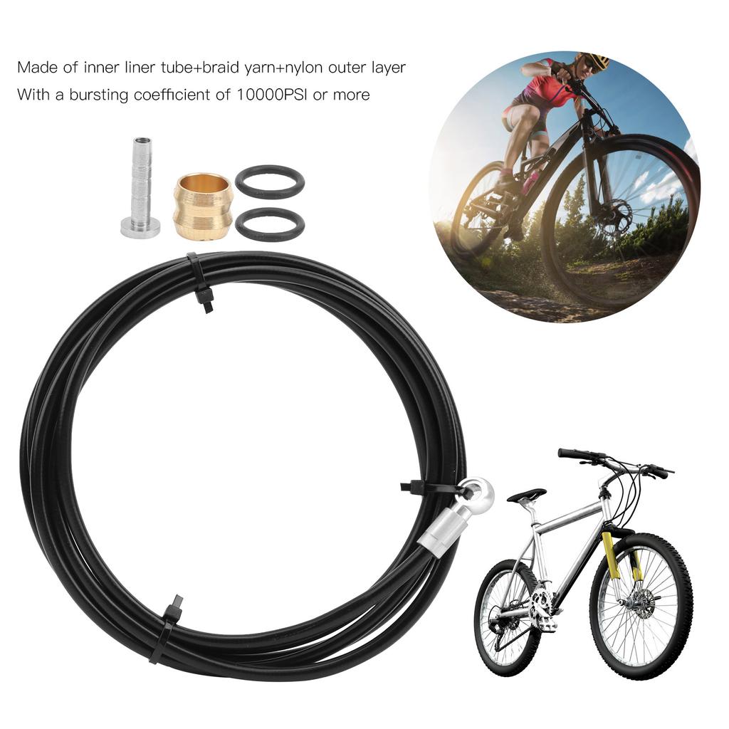 2M Schneidbarer Hydraulik-Scheibenbremsschlauch Kabel Kit für SLXCelsiusXTCelsiusXTR Mountainbike
