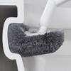Toilet Cleaning Brush Compact Long Non-Slip Scrubber Bathroom Toilet Brush For Bathroom Indoor Shower Floor Tile Kitchen Sink