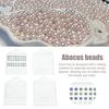 4Pcs Bead Counting Tray for Jewelry Making Plastic Sorting Board for 3/4/6/8mm Beads Sliding Divider Tool Craft Bead Sorting Organizer