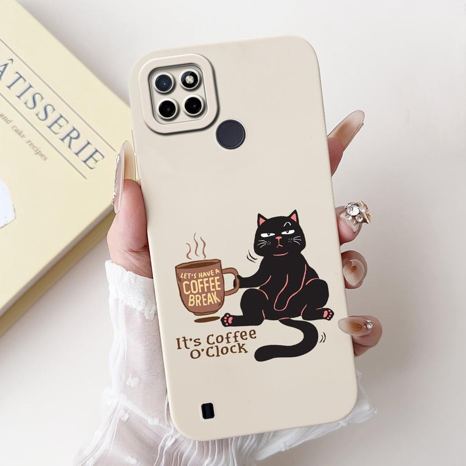 For Realme C21Y C25Y Case Luxury Candy Painted Cover Shockproof Phone Case For Realme C21 C 21 Y RealmeC21Y RealmeC25Y Soft Bags