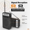 Portable Radio AM FM with Best Reception, Goodes Transistor Radio with Loud Speaker, 2AA Battery Operated, Headphone Jack for Indoor, Outdoor