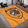 Hull City Art Flannel Printed Carpet, Home Sofa Decoration for Living Room & Bedroom, Non‑Slip Play Flannel Floor Mat for Game Room