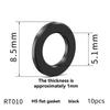 10Pcs M5 Bicycle Titanium Flat Washer Universal Bike Bolts Gasket 5Mm Mountain Road Bike Bolts Spacer
