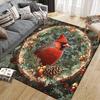 Weihnachtstiere Heim-Sofa-Dekoration für Wohnzimmer & Schlafzimmer, Rutschfeste Spiel-Flanell-Fußmatte für Spielzimmer