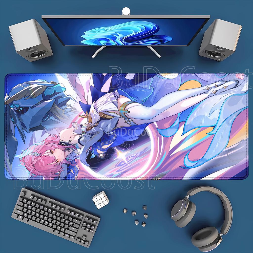 Aemeath Wuthering Waves Mousepad Computer Gaming birouri tastatură Mouse Pad Anime Antiderapant Cauciuc Imprimare HD xmm Covoraș Birou