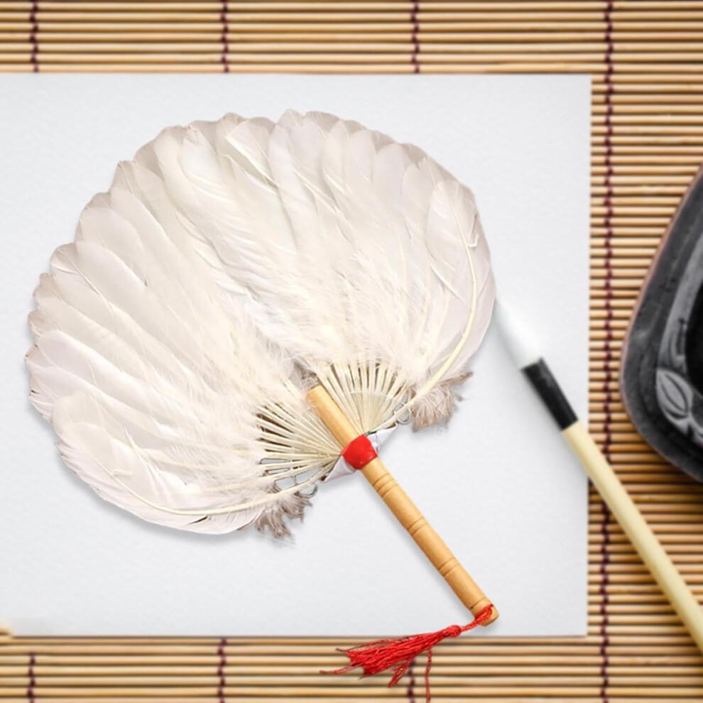 Chinese Feather Fan Zhuge Liang Style Traditional Design for Party Dance Wedding