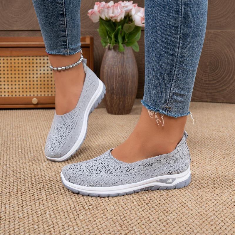 Women's Casual Shoes, Flat Outdoor Lightweight Walking Women's Shoes, Comfortable and Breathable Mesh Shoes