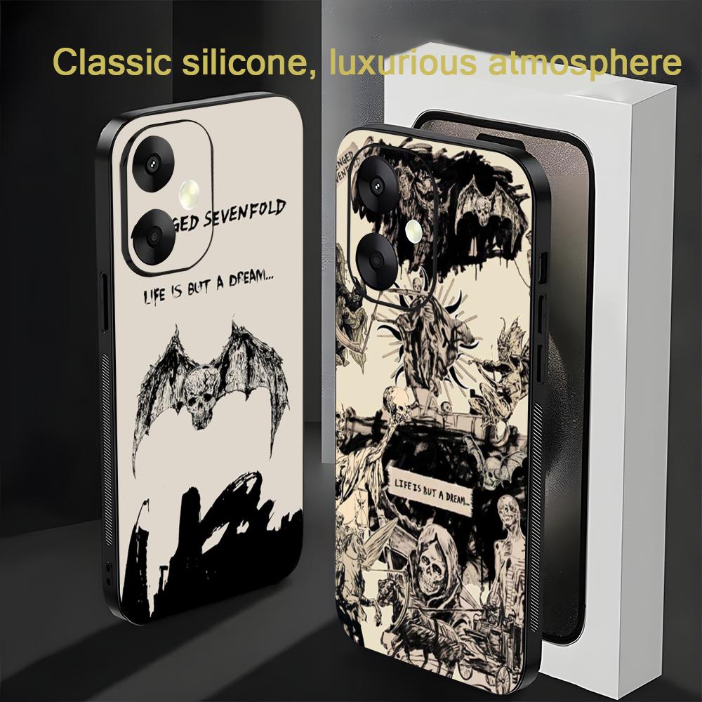 Band A-Avenged Sevenfold Hot Phone Case For Xiaomi Redmi 14C 13C 12C Note14 13 12 11 10 Pro Plus S Soft Black Phone Cover