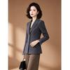 EST+II Women's Elegant Lapel Blazer with Lace Patchwork