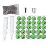 Hydroponic Seed Pod Kit Soilless Reusable High Water Absorbing Capacity with 30 Grow Sponges 30 Baskets Seed Starter
