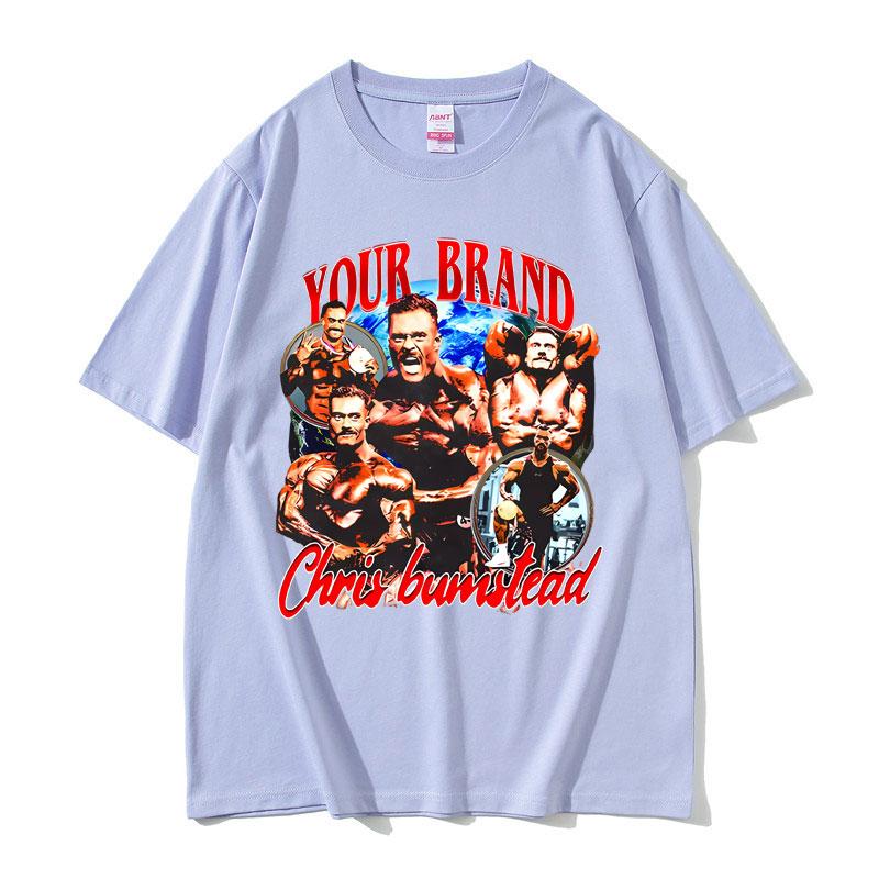 Chris Bumstead Pump Cover Funny Meme Graphic T-shirt Male Fitness Gym Oversized Short Sleeve Men Women Casual Pure Cotton Tshirt