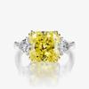 European & American Ice Flower Cut Diamond Adjustable Engagement Ring for Women